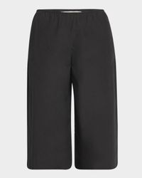 Eliot Wide-Leg Crop Pull-On Pants