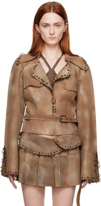 KNWLS Blouson Helix brun