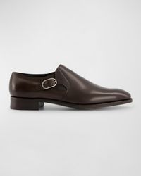 Men's Moorfield Leather Monk Strap Loafers