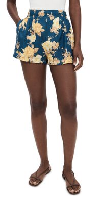 FAITHFULL Mirelle Mini Shorts Nora Floral Navy 2