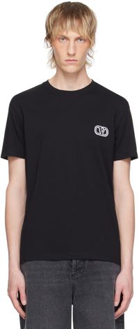 Valentino Black VLogo T-Shirt