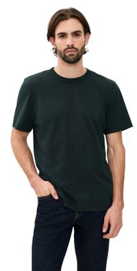 Madewell Garment Dyed All Day Crewneck Tee Obsidian Green XL