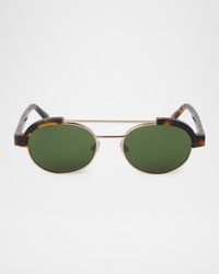 Artesia Round Acetate Sunglasses