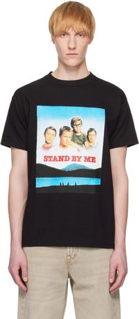 WACKO MARIA Black 'Stand By Me' Crew Neck T-shirt
