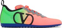 Valentino Garavani Green & Orange Chromathon Sneakers