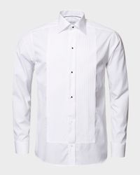 Contemporary-Fit Pleated Bib Formal Shirt
