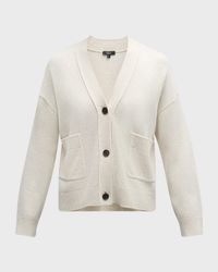 Lindi Wool Cashmere V-Neck Cardigan