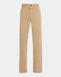 Men's Comfort Linen and Cotton Five-Pocket Pants