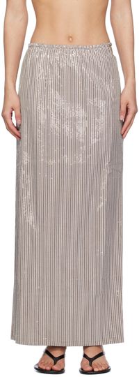 Saks Potts Brown Livia Maxi Skirt