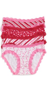 Stripe & Stare Original Knickers 4 Pack Candy Cane Wishes M