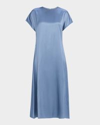 Chain-Trim Midi Dress