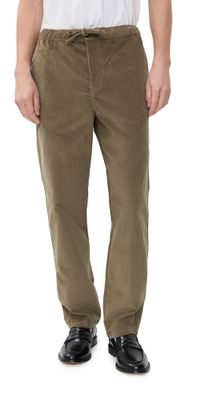 PS Paul Smith Corduroy Drawstring Trousers Hazelnut M