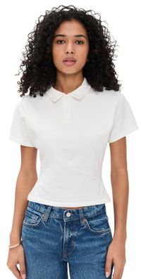 EB Denim Eero Polo Tee White XL