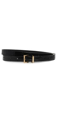 FRAME The Petite Croc Belt Black S