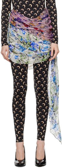 Marine Serre Multicolor Scarves Miniskirt