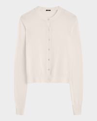 Button-Down Crewneck Cardigan