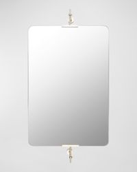 Anastasya 48" Wall Mirror, Silver