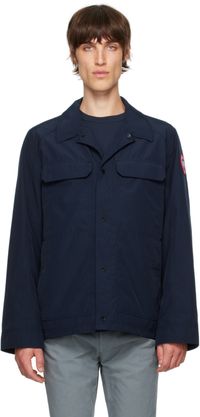 Canada Goose Navy Burnaby Jacket