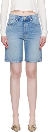 SLVRLAKE Blue Bermuda Denim Shorts
