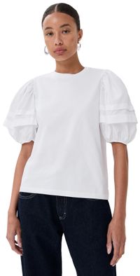 Cecilie Bahnsen Ben T-Shirt White Jersey M