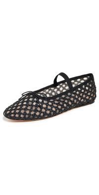 Loeffler Randall Leonie Soft Ballet Flats Black 6