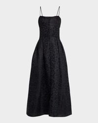 Rickie Dress In Leopard Jacqaurd