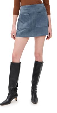 Tanya Taylor Fran Skirt Steel Blue 12