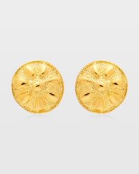 Sand Dollar Clip-On Earrings