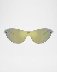 Men's DL1006 Oval Sunglasses