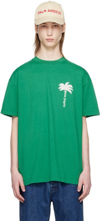 Palm Angels Green 'The Palm' T-Shirt