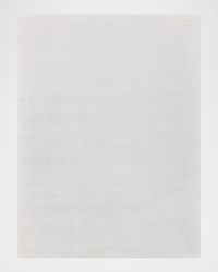 Velutto Hand-Loomed White Rug, 4' x 6'