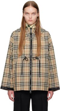 Burberry Beige Check Jacket