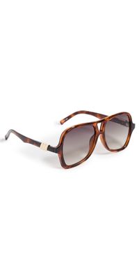 Le Specs Fortune Teller Sunglasses Toffee Tort One Size