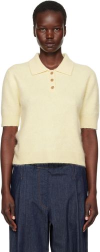 LISA YANG Yellow Carolyn Polo