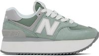 New Balance Green 574+ Sneakers