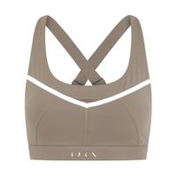 Born Living Yoga - Soutien-gorge de sport à maintien élevé luna - Taille XL - Gris