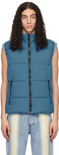 The Very Warm Blue Puffer Vest