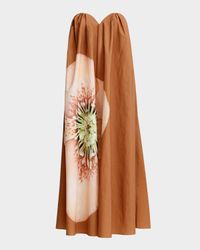 Shiloh Strapless Floral Maxi Dress