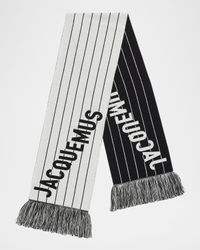 The Liga Striped Knit Scarf