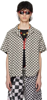 ERL Gray Check Shirt