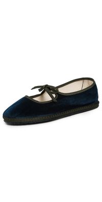 ViBi VENEZiA Brigitte Velvet Mary Jane Flats Zattere 38