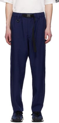 Y-3 Blue Sport Uniform 3 Stripes Sweatpants
