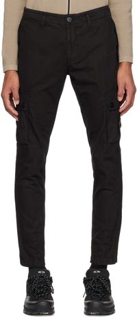 Stone Island Black Patch Cargo Pants