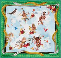 Off-White Multicolor Cloud Arrow Scarf