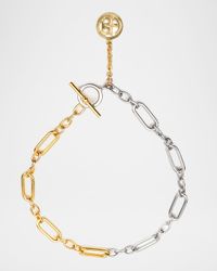 Two-Tone Chain Link Necklace