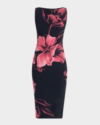 Floral-Print Bodycon Dress