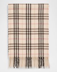 Lola Check-Print Cashmere Scarf