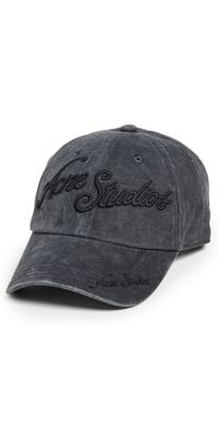 Acne Studios Logo Cap Black One Size