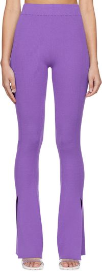 REMAIN Birger Christensen Pantalon de détente Dense mauve