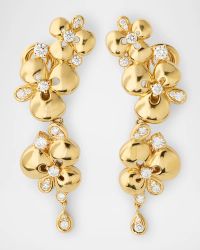 Ischia Earrings in 18K Yellow Gold with White Diamonds
